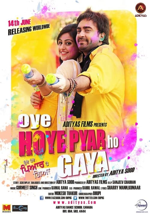 Download Oye Hoye Pyar Ho Gaya (2013) Punjabi Full Movie 480p 720p 1080p